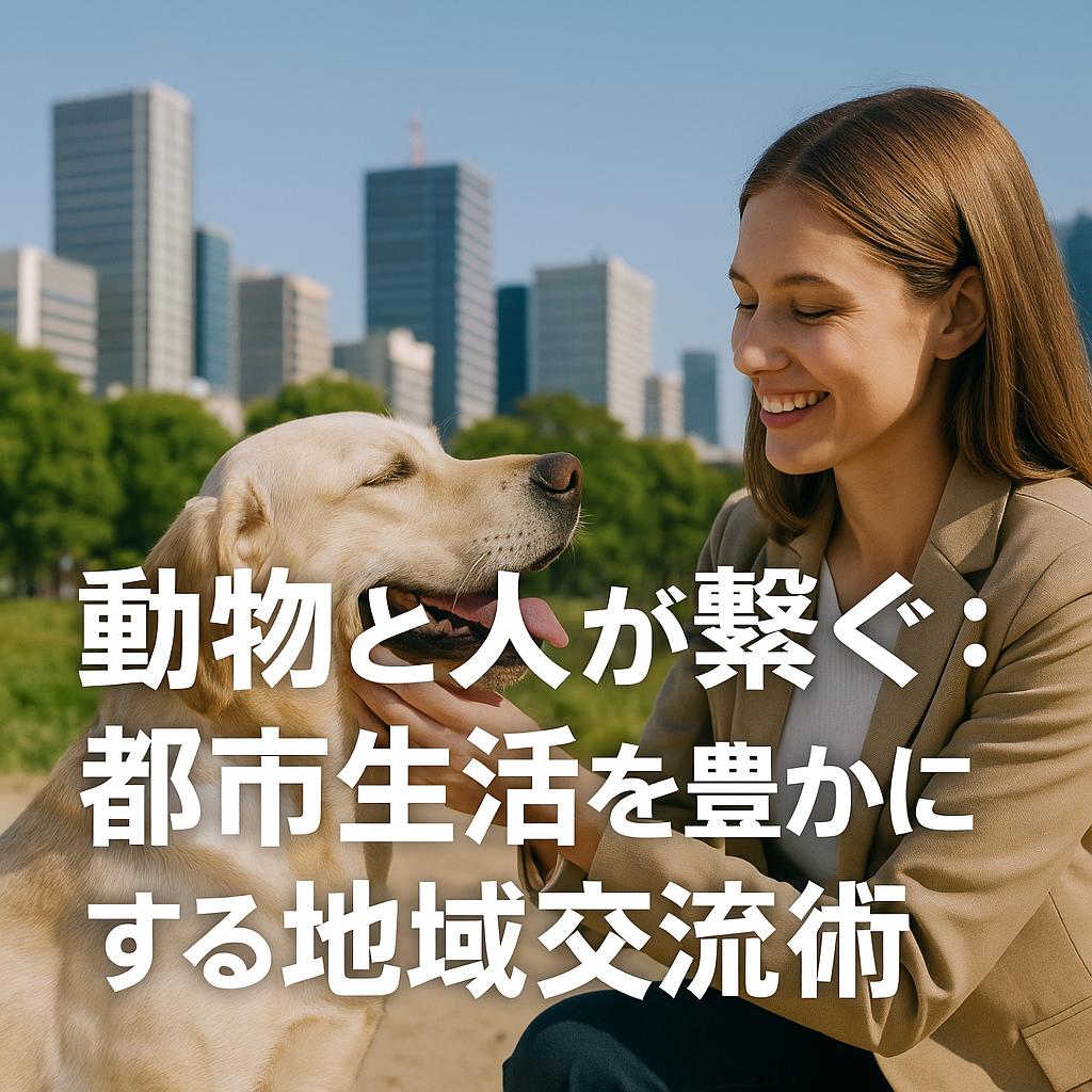 動物と人が繋ぐ：都市生活を豊かにする地域交流術